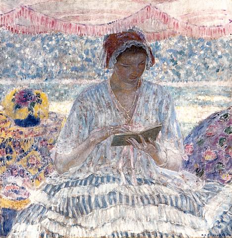 lectura-gdap-por-frederick-carl-frieseke-1916-artnet