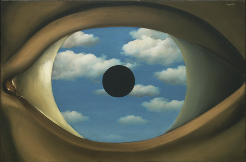 Magritte.-8.-The Plase Mirror.-1928.-MOMA.-