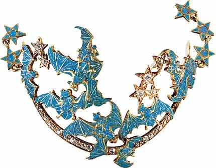 lujo H.-brazalete 1898-1899.-René Lalique.-oro, diamantes.-Musee Arts Décoratifs.