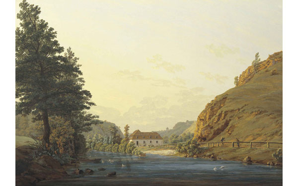 FRIEDRICH.-C.-El Molino Real en el llano de Plauen.-1802-1803.-elcutlural. es