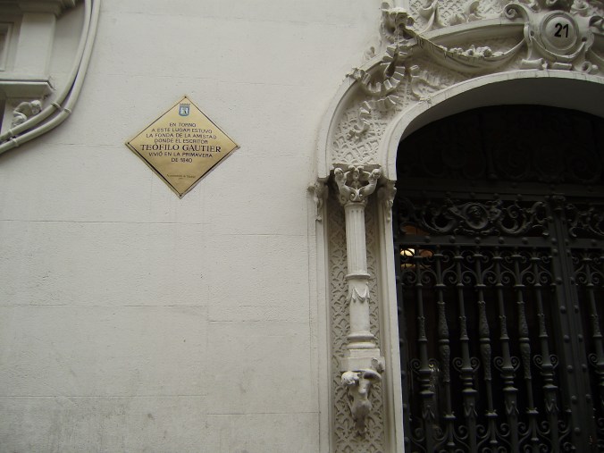 casa donde vivió Gautier.-Caballero de Gracia detras´de la Gran Vía.-2