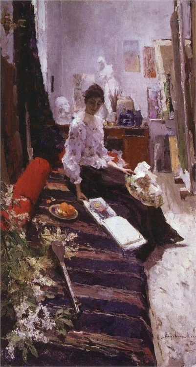 pintores.- uurrb,. talleres.- Konstantin Korovin.- 1892