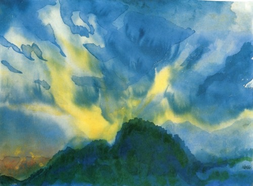 cielo-ubbnn-montañas- Emil Nolde